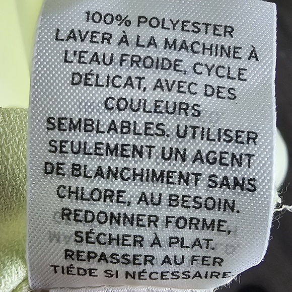 Halogen Yellow Polyester Tank Top Size Small ( 4 - 6 ) NWT - Picture 8 of 12